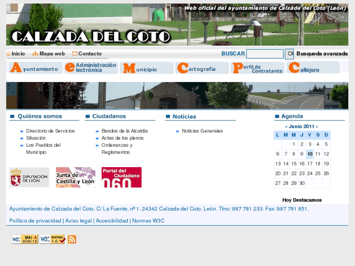 www.aytocalzadadelcoto.es
