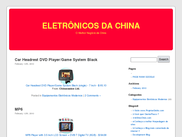 www.eletronicosdachina.com.br