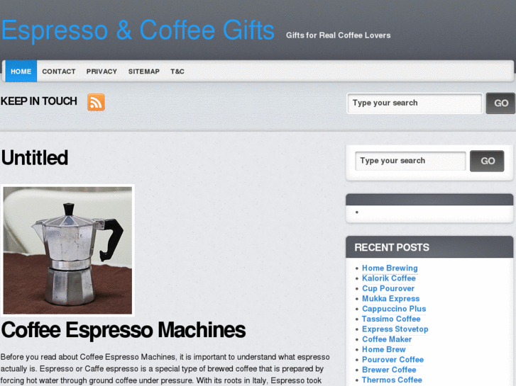 www.espressocoffeegifts.com