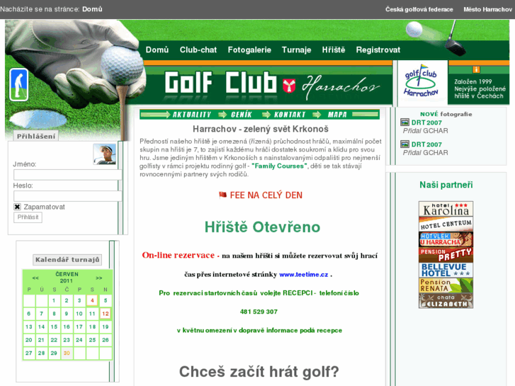 www.golf-harrachov.cz