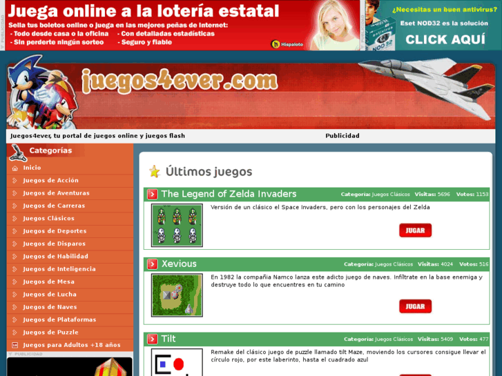 www.juegos4ever.com