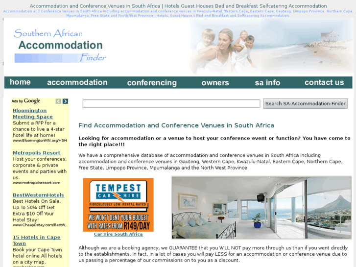 www.sa-accommodation-finder.com