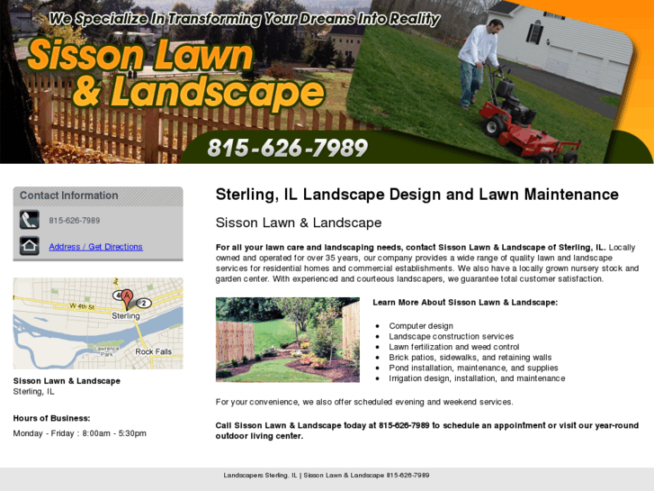 www.sissonlawnandlandscapes.com