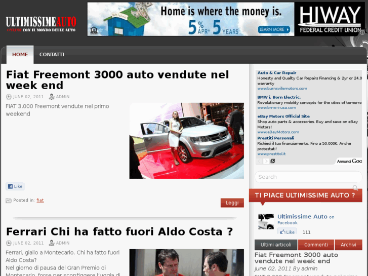 www.ultimissimeauto.com