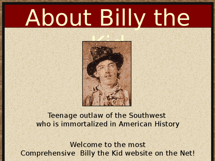 www.aboutbillythekid.com