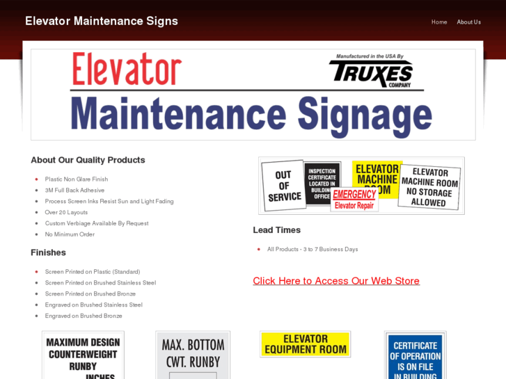 www.elevatormaintenancesigns.com