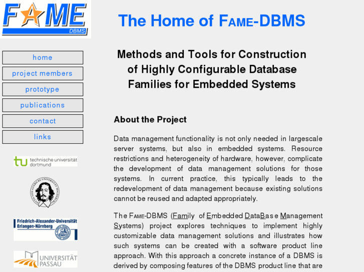 www.fame-dbms.org