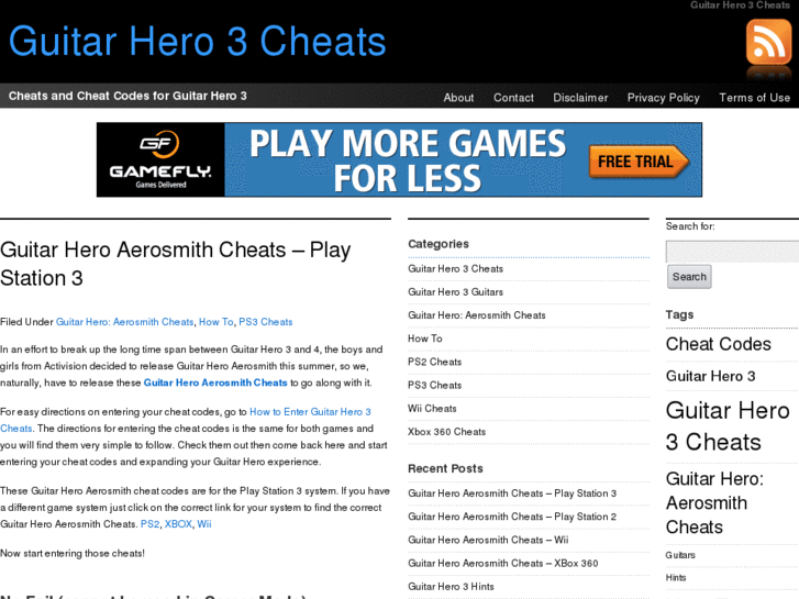 www.guitarhero3cheats.net