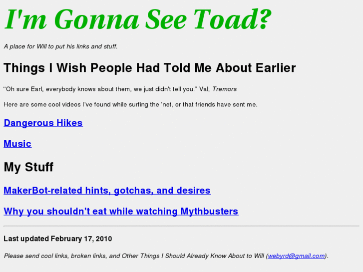 www.imgonnaseetoad.net