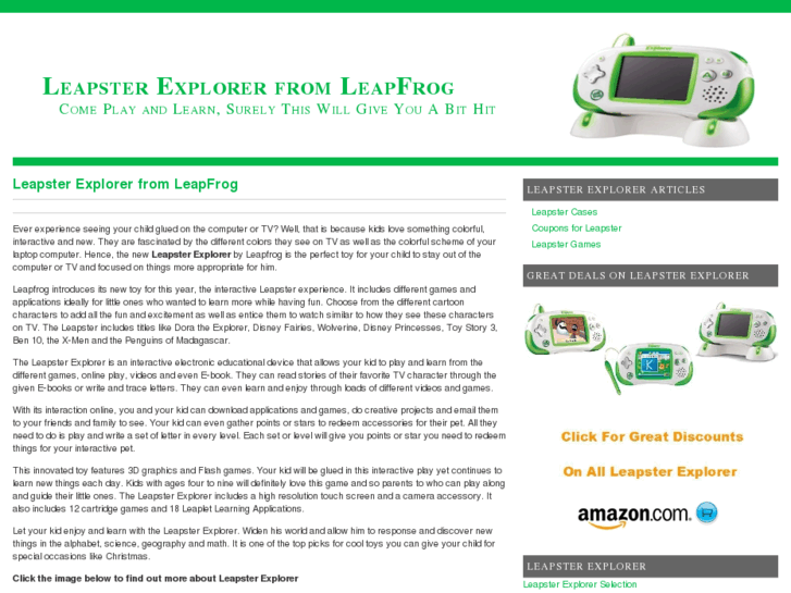 www.leapfrog-leapster-explorer.net