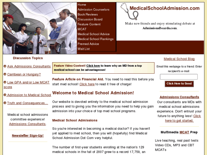 www.medicalschooladmission.com