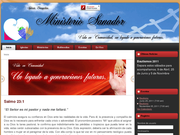 www.ministeriosanador.org