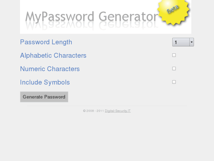 www.mypasswordgenerator.net