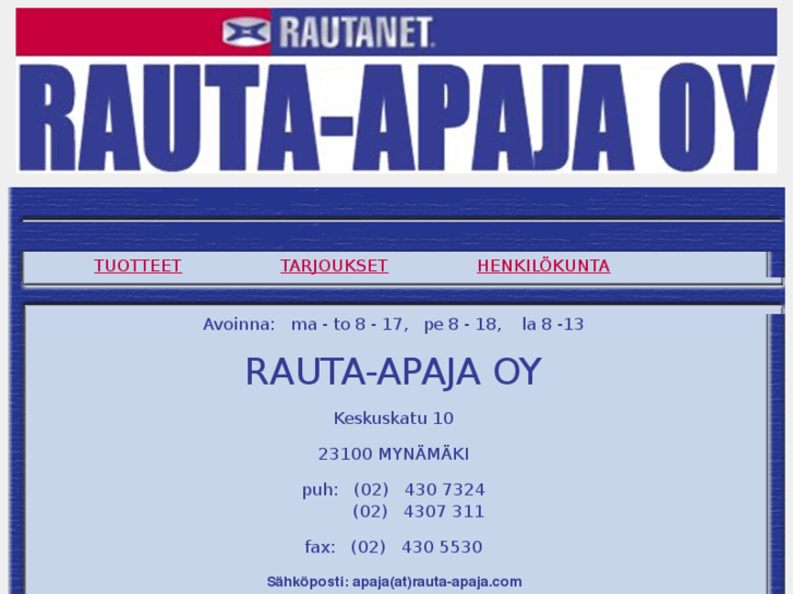 www.rauta-apaja.com