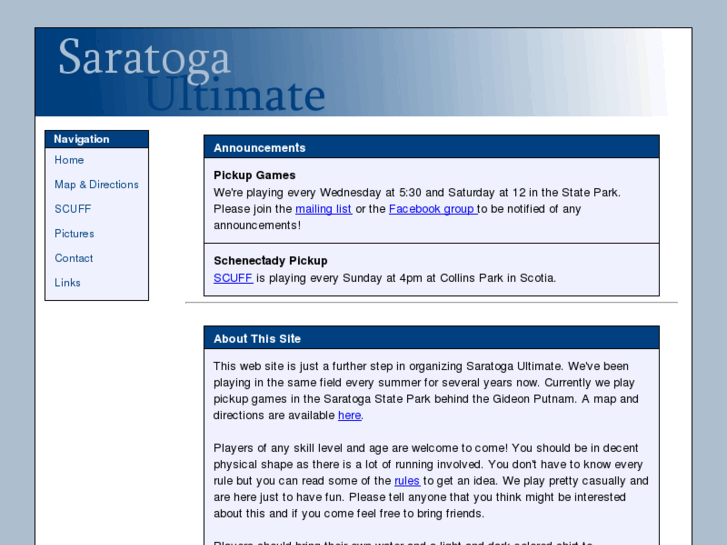 www.saratogaultimate.com