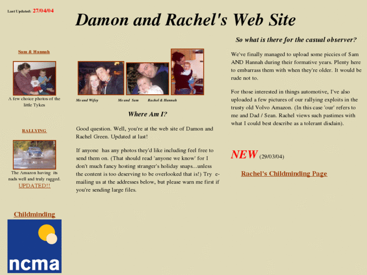 www.damonandrachel.co.uk