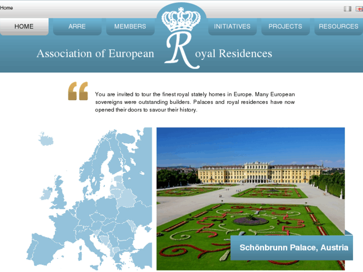 www.europeanroyalresidences.eu