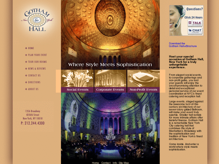 www.gothamhallevents.com