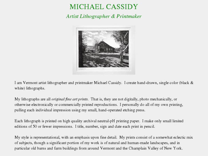 www.michaelcassidylithographs.com