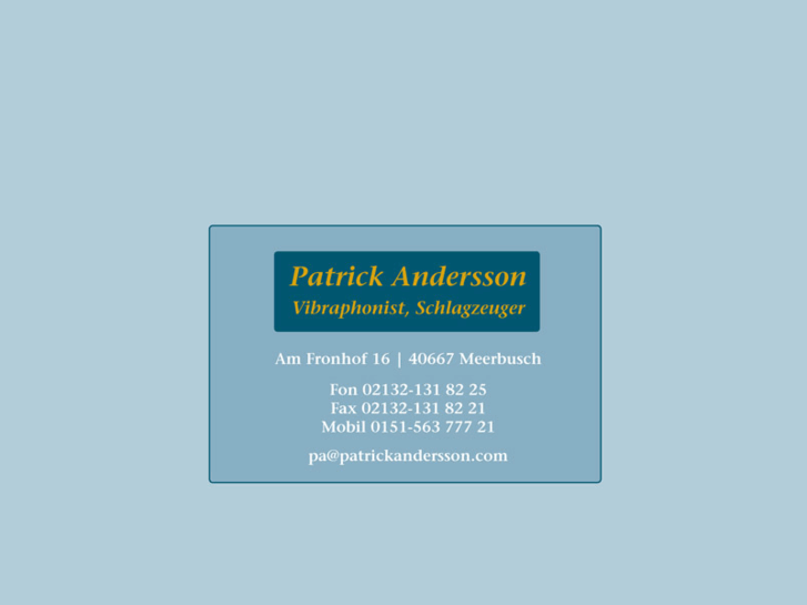 www.patrickandersson.com