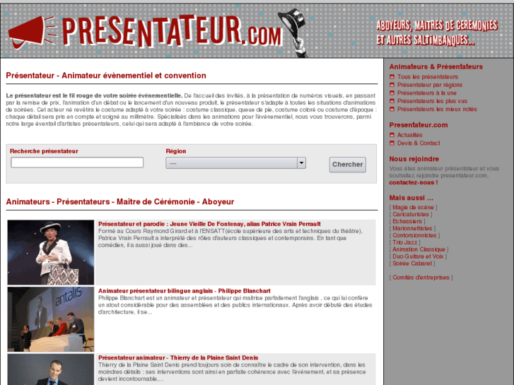 www.presentateur.com