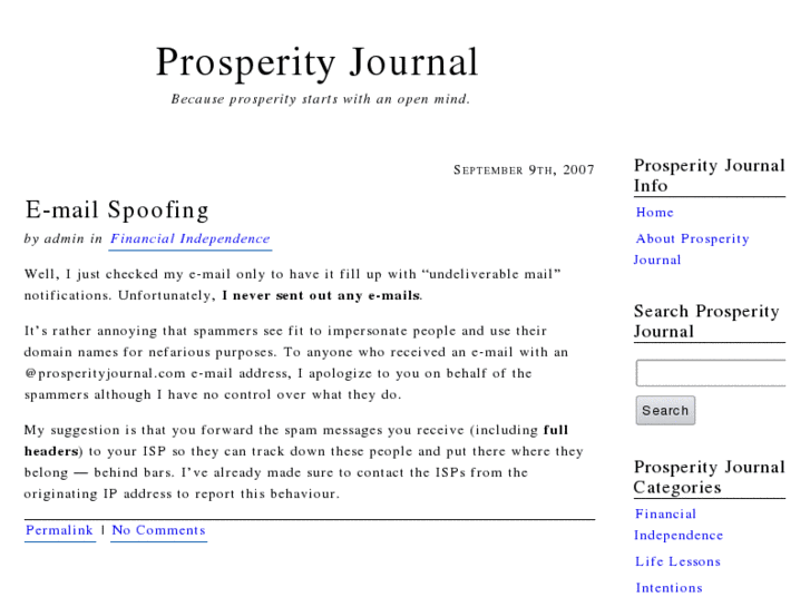 www.prosperityjournal.com