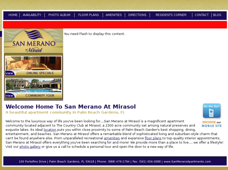 www.sanmeranoapartments.com