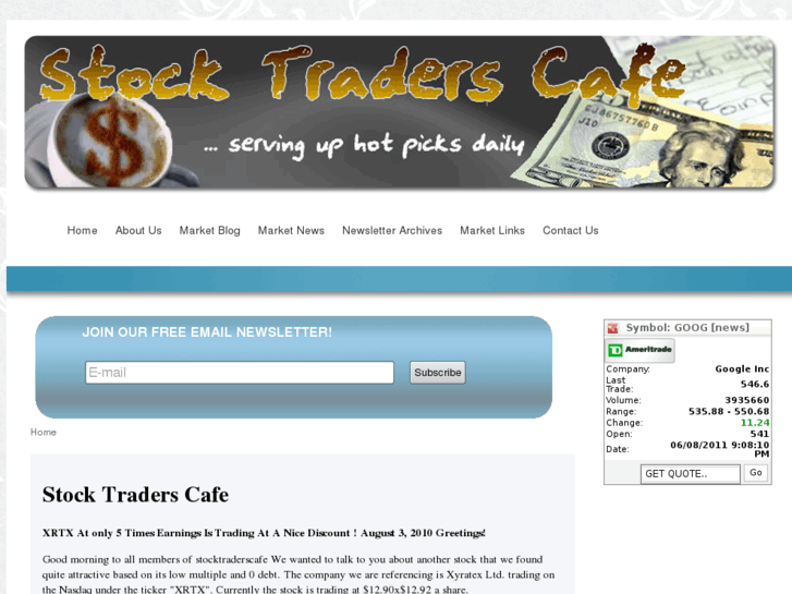 www.stocktraderscafe.com