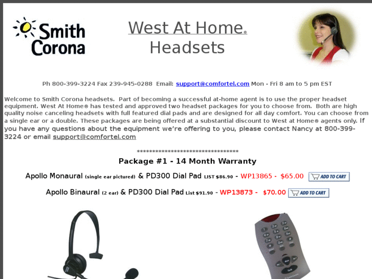 www.westathomeheadsets.com