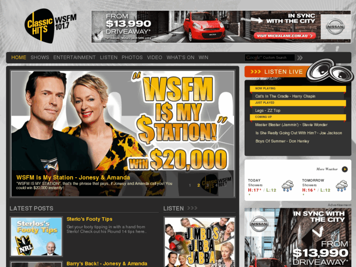 www.wsfm.com.au