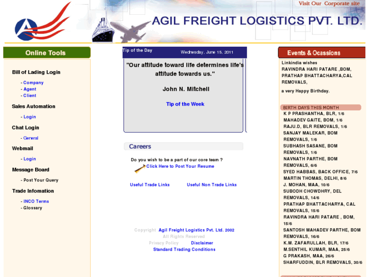 www.agilfreight.co.in