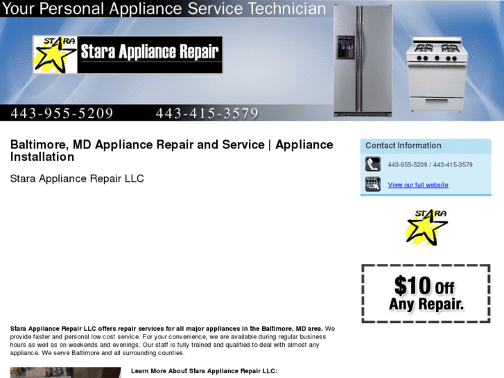 www.applianceservicebaltimore.com