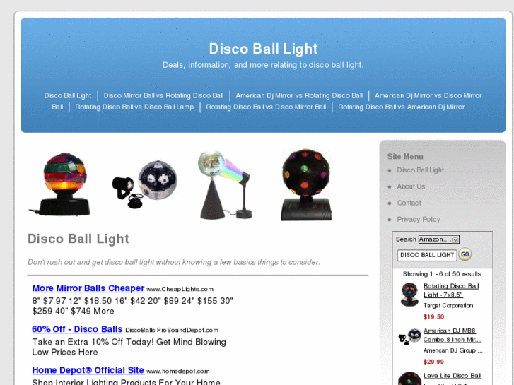 www.discoballlight.net