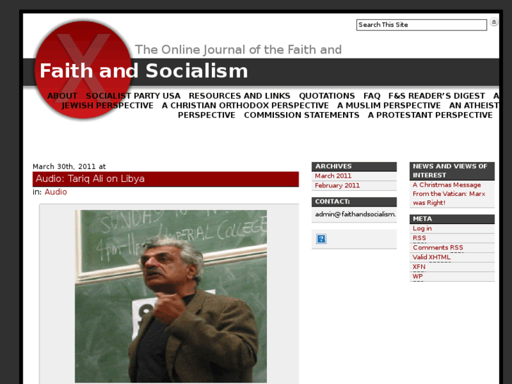 www.faithandsocialism.org