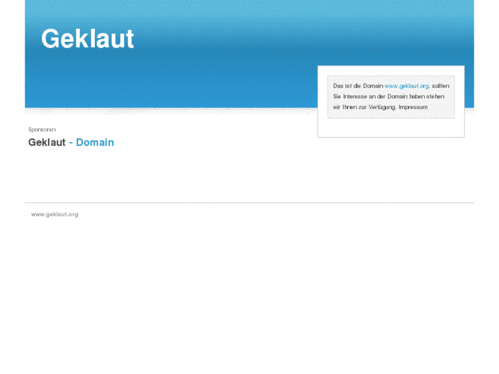 www.geklaut.org