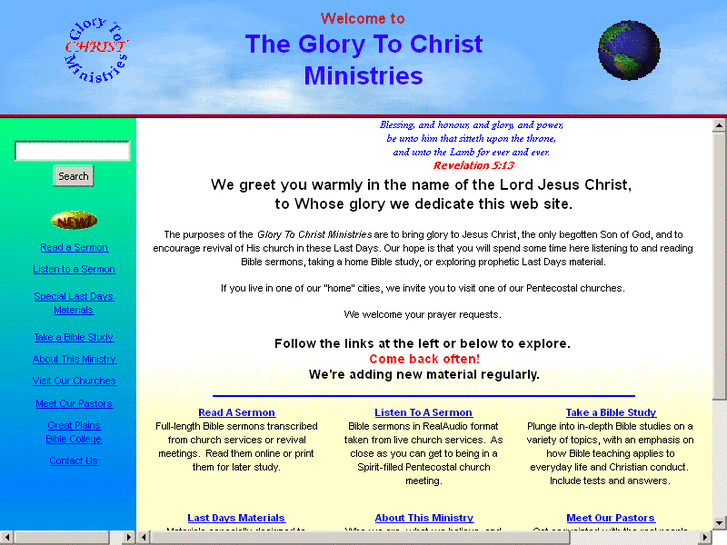 www.glorytochrist.com