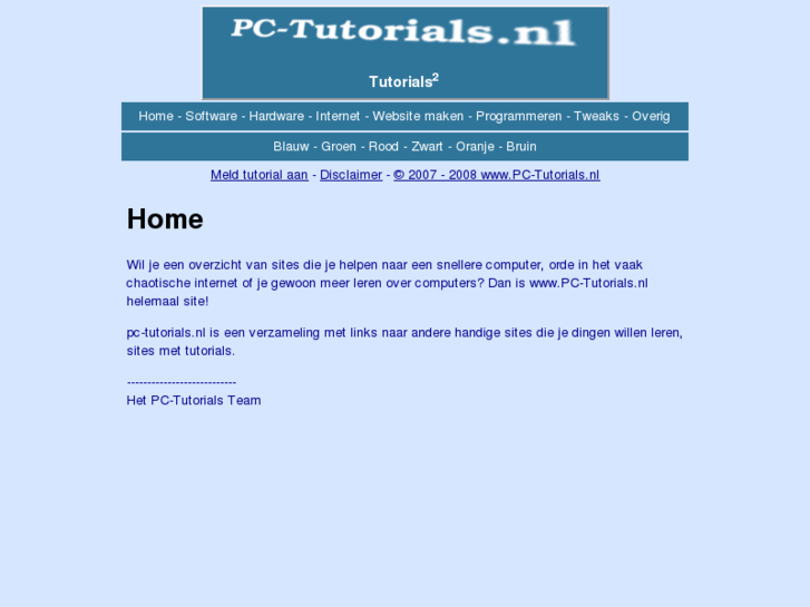 www.pc-tutorials.nl