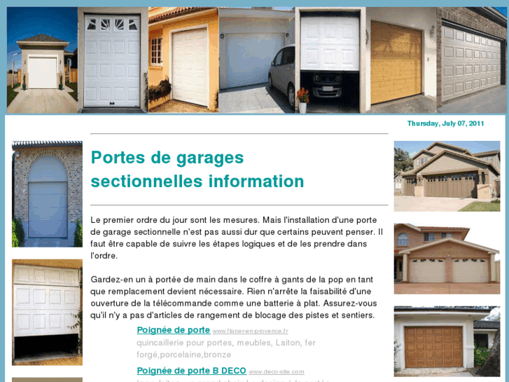 www.portesdegaragessectionnelles.com