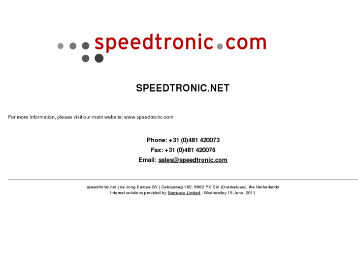 www.speedtronic.net