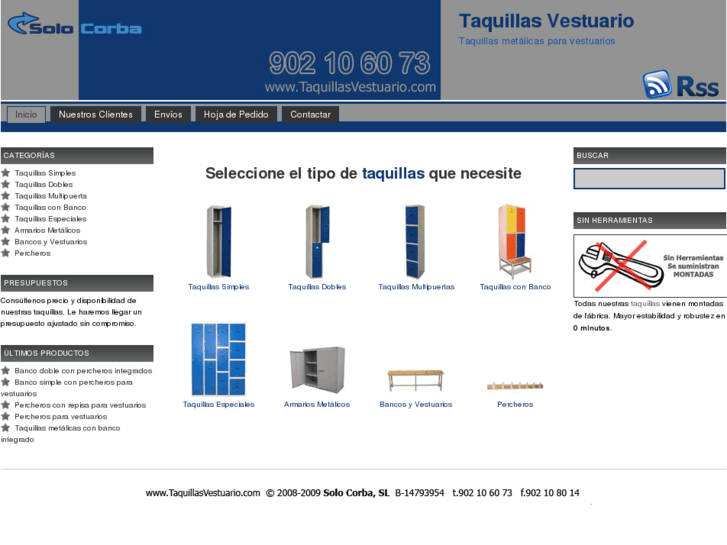 www.taquillasvestuario.com