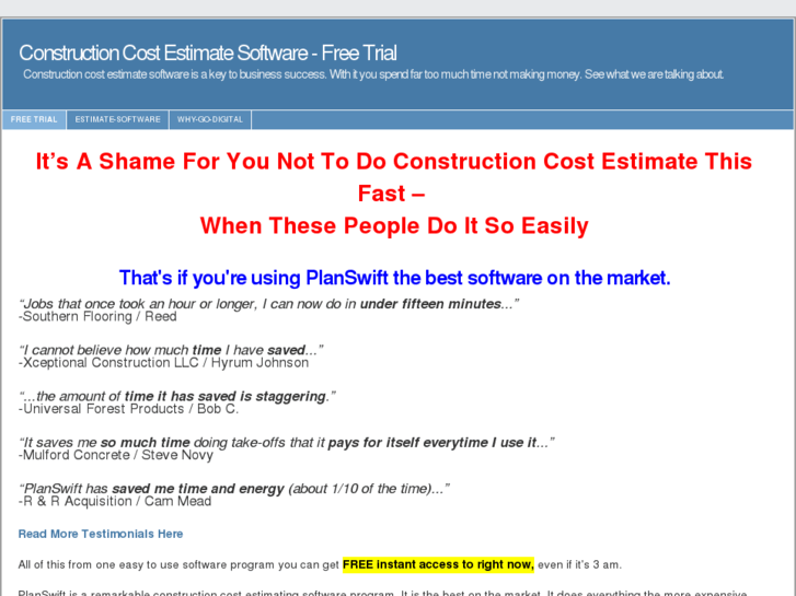 www.constructioncostestimatesoftware.com