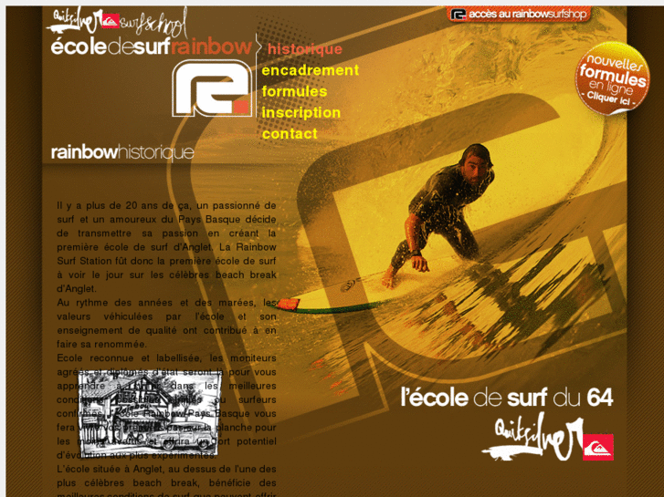 www.ecoledesurf-rainbow.com