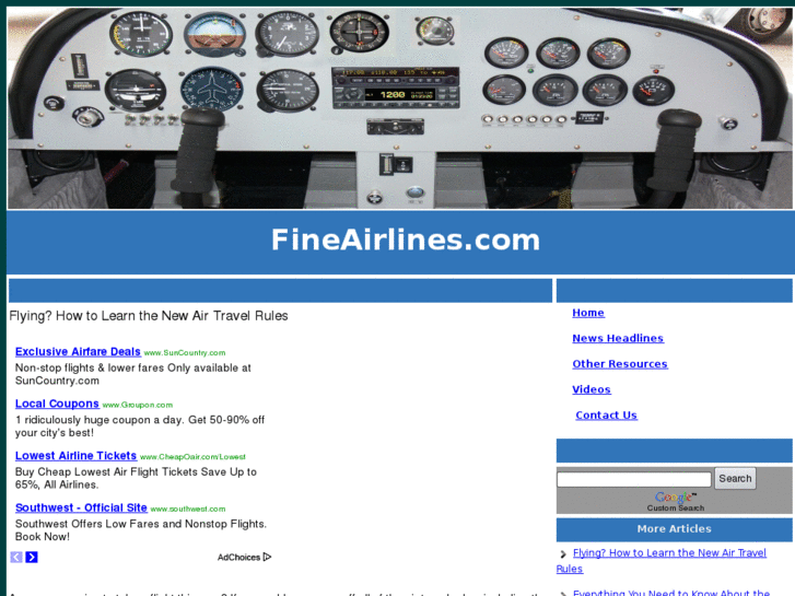 www.fineairlines.com