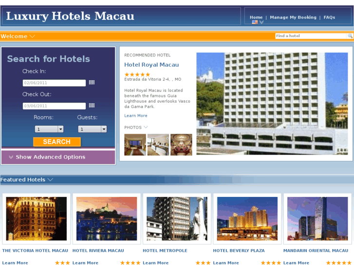 www.fivestarhotelsinmacau.com