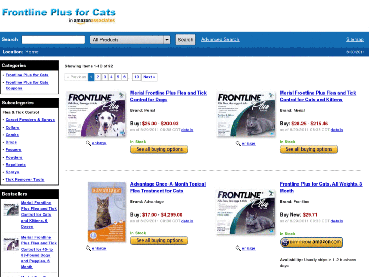 www.frontlineplusforcats.us