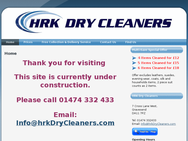 www.hrkdrycleaners.com