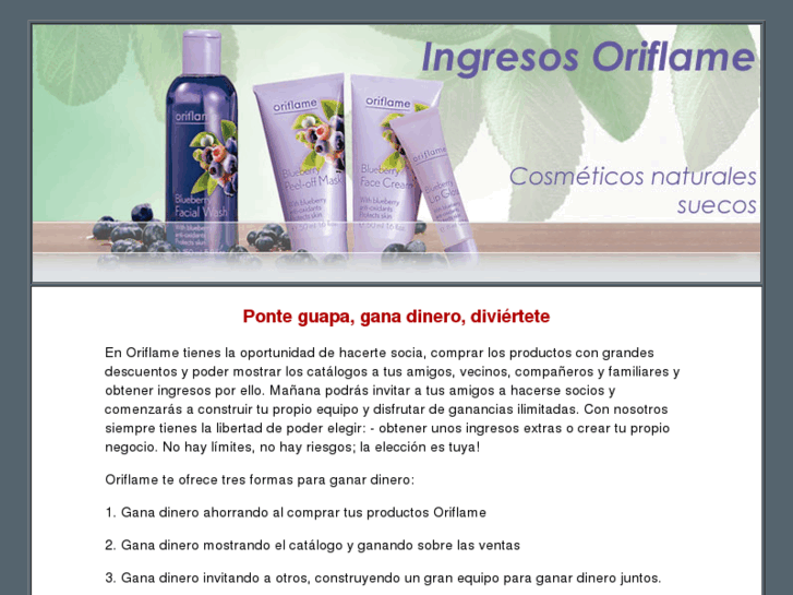 www.ingresosoriflame.com