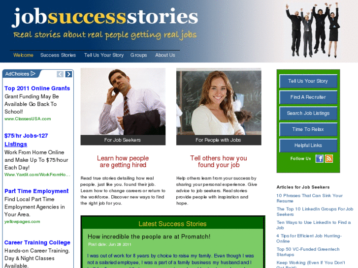 www.jobsuccessstories.com