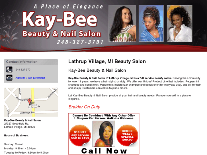 www.kay-beebeautysalon.com