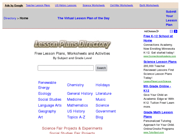 www.lessonplansdirectory.com